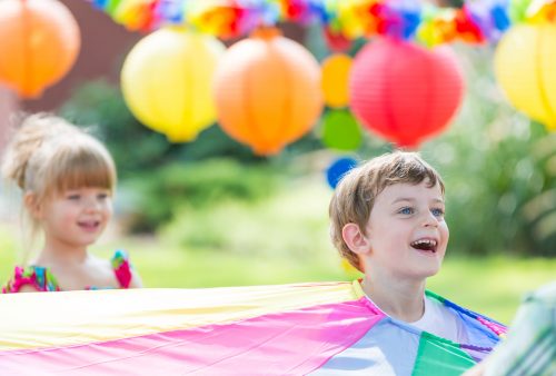 Kids on a party